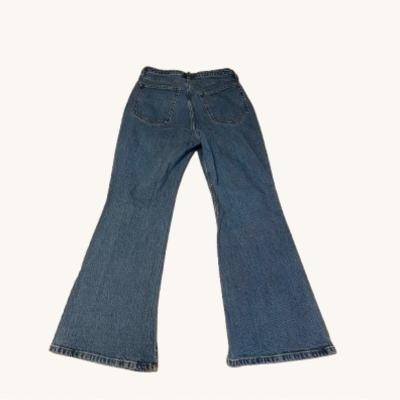 Abercrombie & Fitch The Vintage Flare High Rise Curve Love Jeans- Size 30/10 - Picture 4 of 6